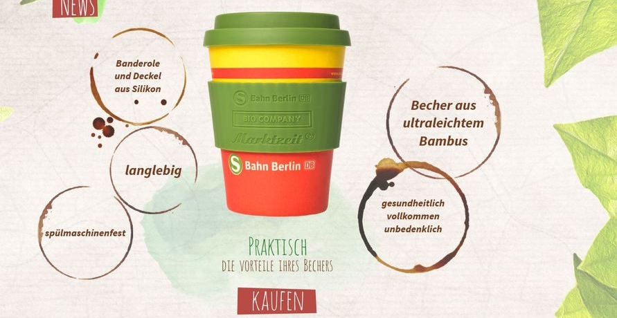 S-Bahn Berlin sorgt für nachhaltigen Coffee to Go