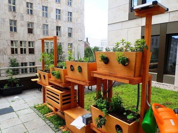 Vertikale Kleingärten für Städter