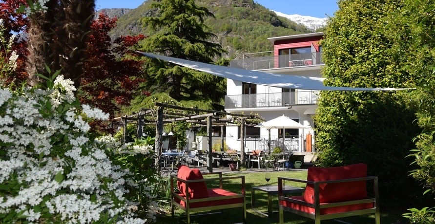 Ökohotel Cristallina in den Schweizer Alpen