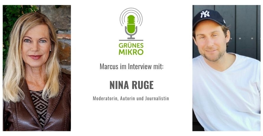 Podcast GRÜNES MIKRO mit der Fernsehmoderatorin Nina Ruge