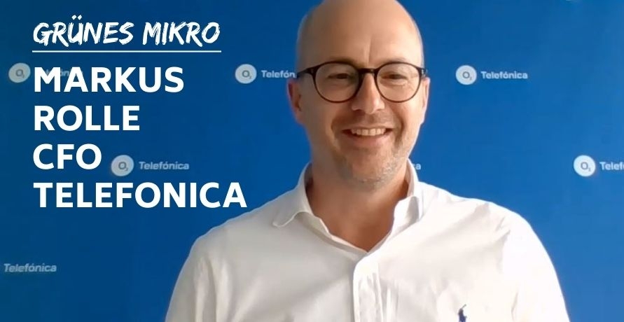 Podcast GRÜNES MIKRO mit Markus Rolle, dem CFO von Telefonica Deutschland